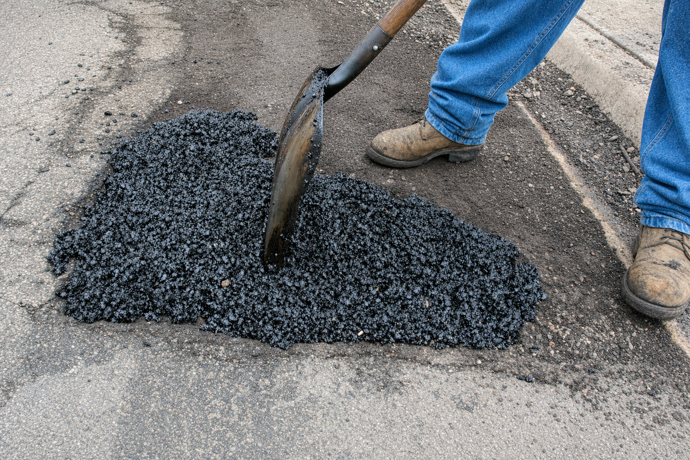 Pothole repair in Bedford, TX